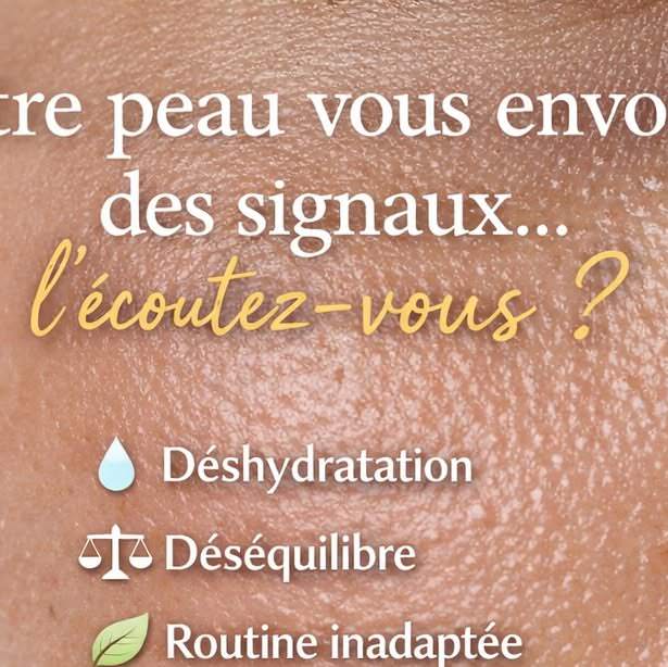 Peau signaux tiraillements brillance diagnostic