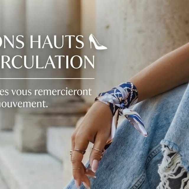 Talons hauts : impact sur la circulation et les jambes